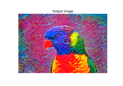 Neural Style Transfer with ``pystiche``